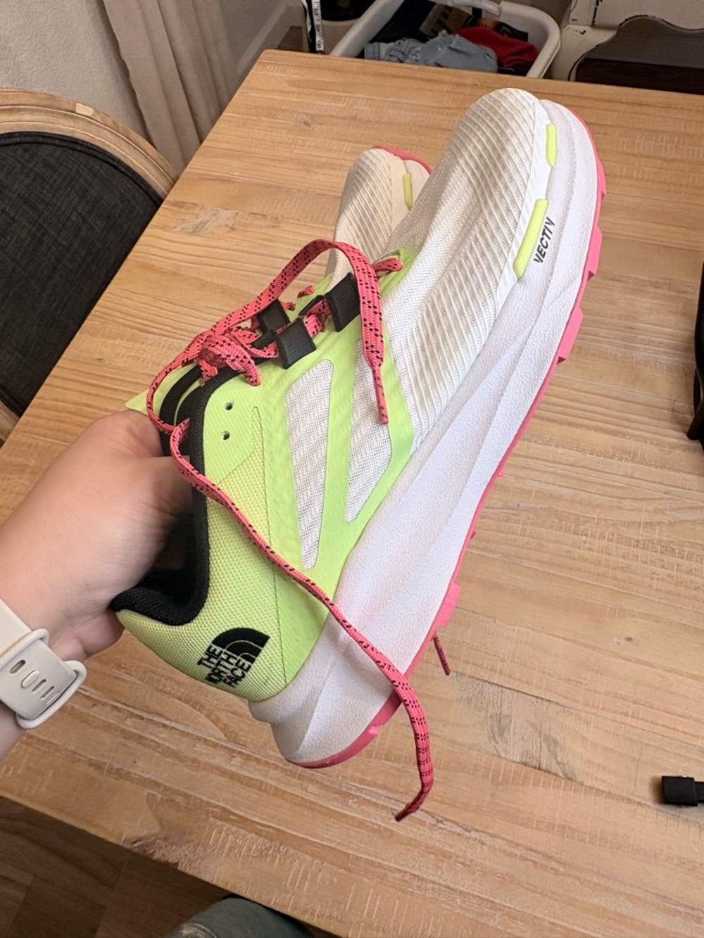 The North Face Women’s Athletic Shoe - Neon Yellow & Pink